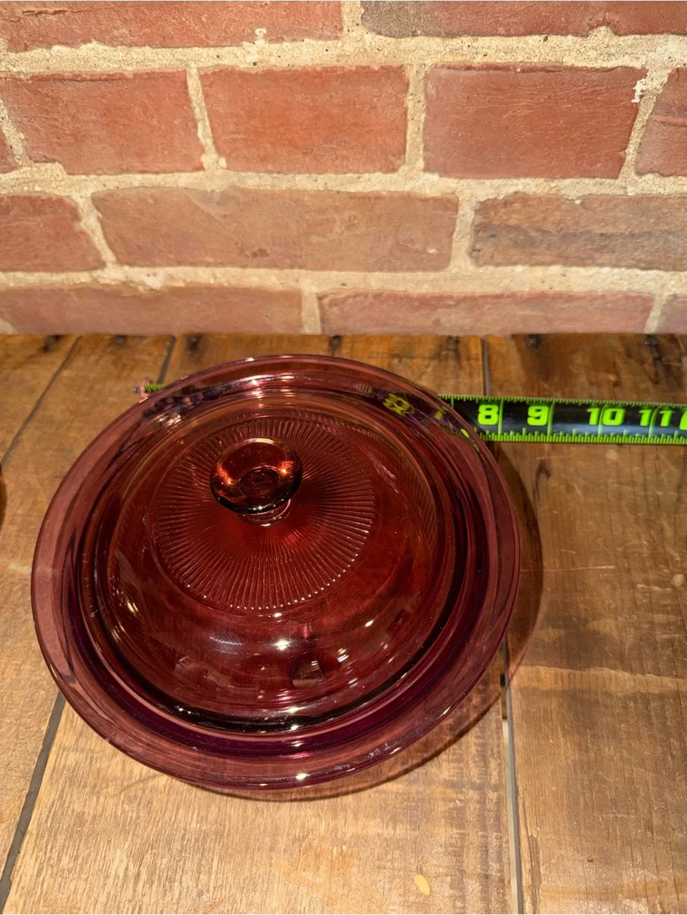 Pyrex classic amber